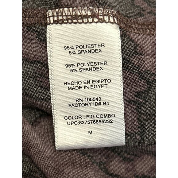 Y2K Daisy Fuentes Purple Black Tie Dye Baby Doll Blouse Medium Whimsigoth - Picture 4 of 4